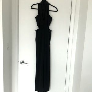 Express black cut out jumpsuit